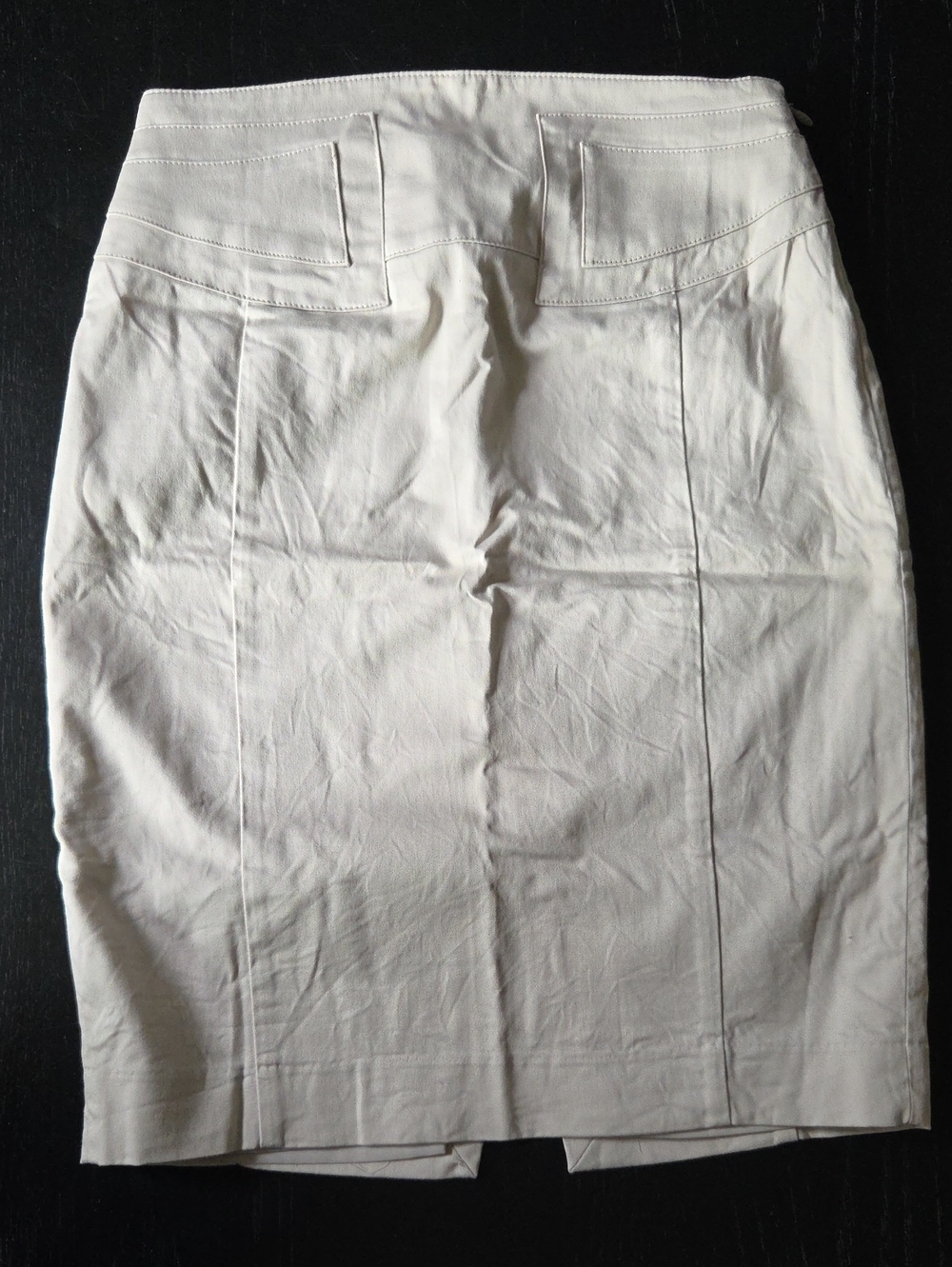 Express Cream Pencil Skirt